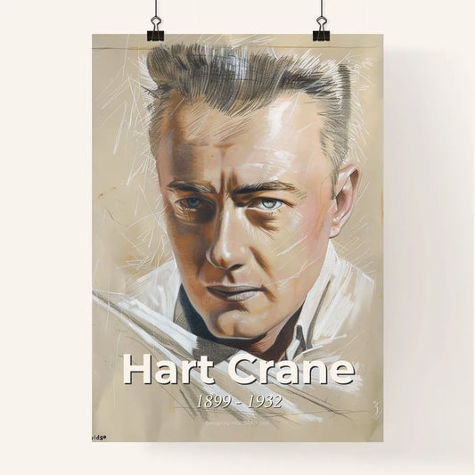 Elegant Portrait of Hart Crane Poster