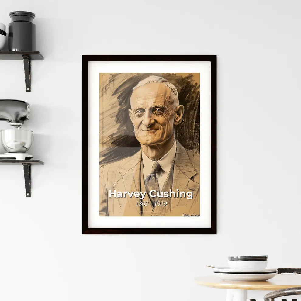 Dynamic Portrait of Har Framed Print