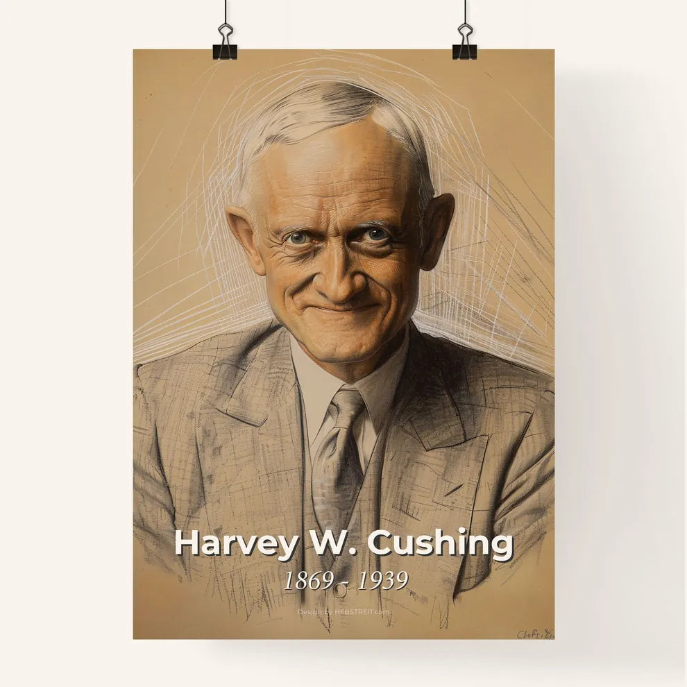 Radiant Portrait of Harvey W. Cushing Poster