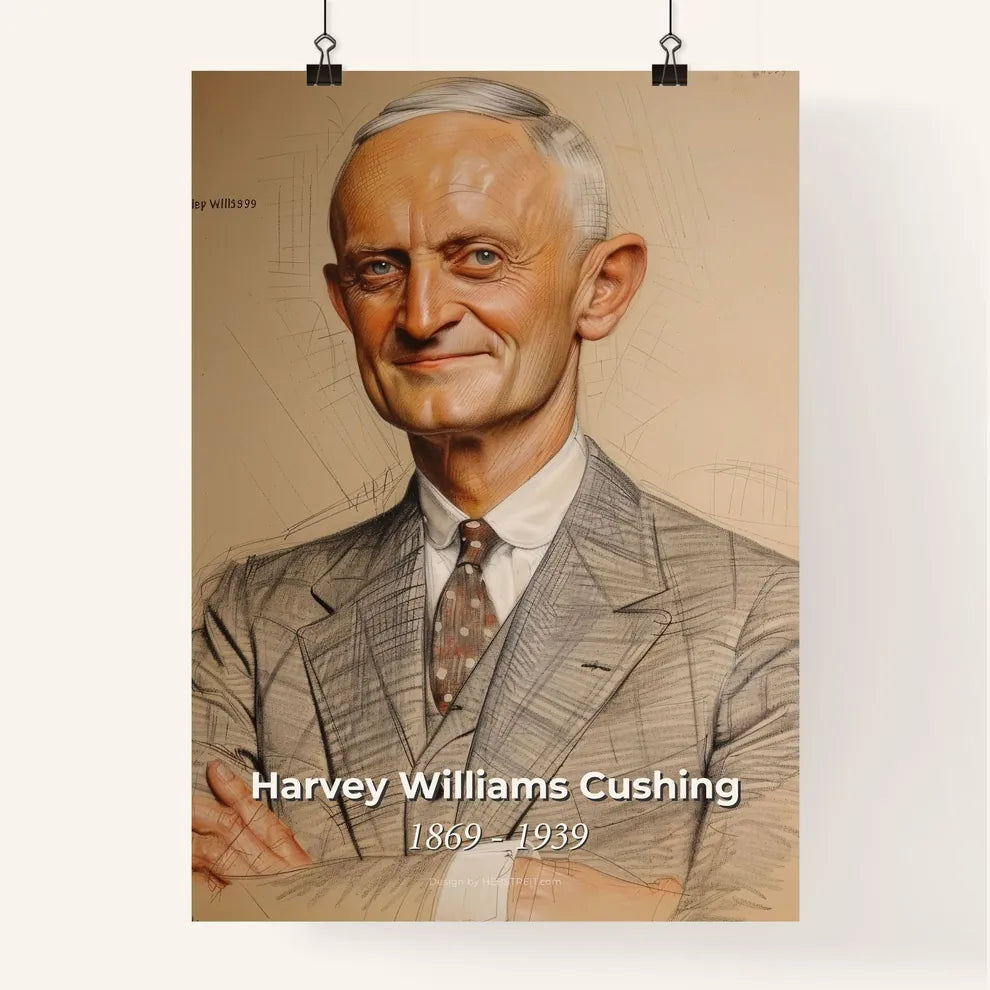 Radiant Portrait of Harvey Cushing Poster