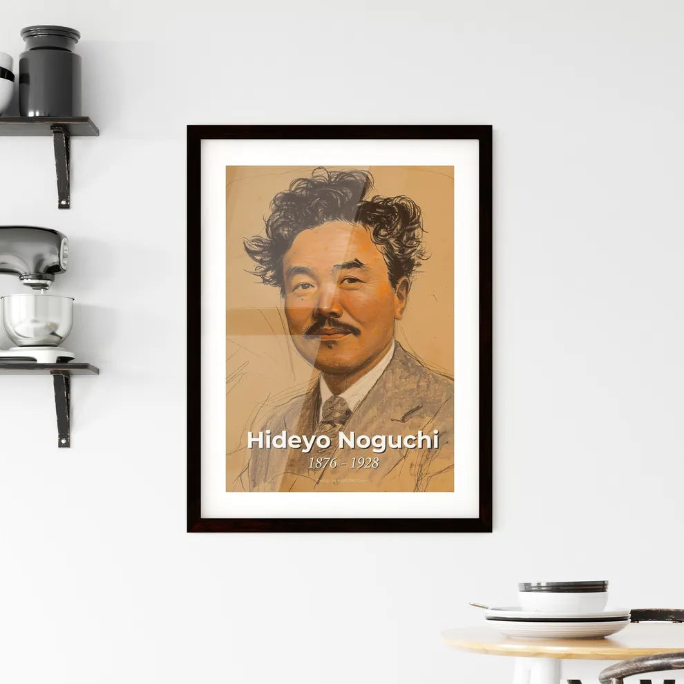 Elegant Portrait of Hideyo Noguchi Hangings
