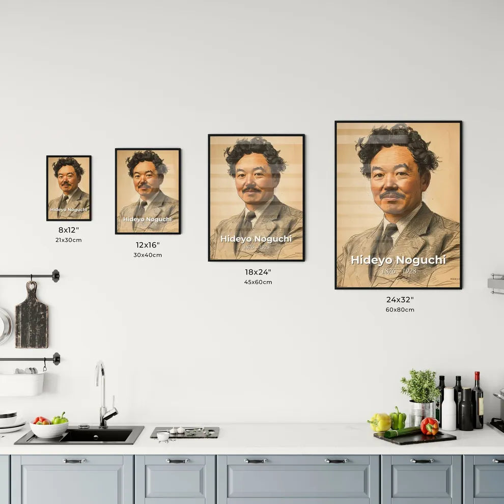 Contemporary Tribute to Hideyo Noguchi Size Chart