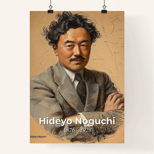 Elegant Portrait of Hideyo Noguchi Poster