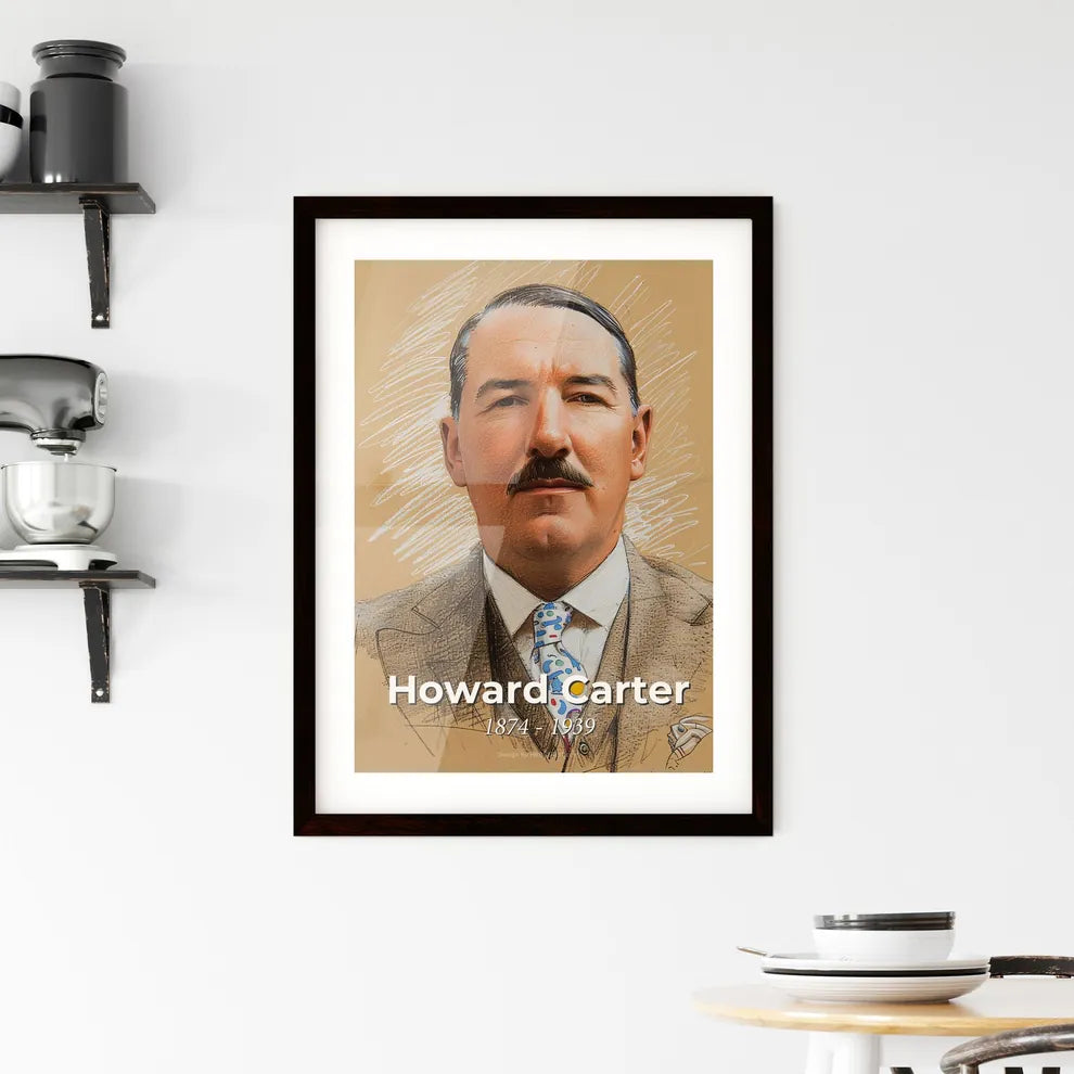 Elegant Portrait of Howard Carter Hangings