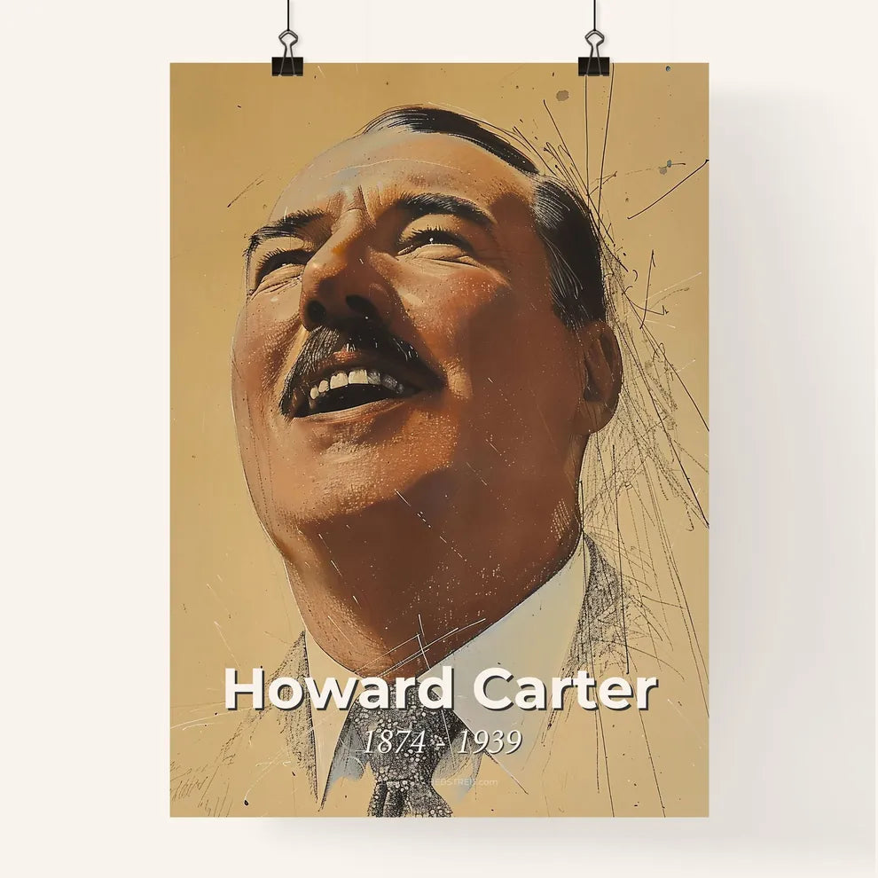 Enchanting Portrait of Howard Carter Poster