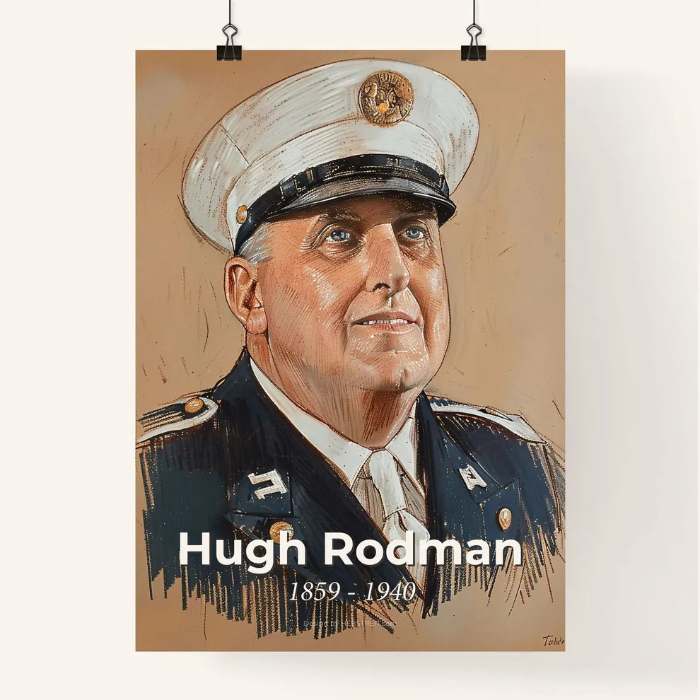 Admiral Hugh Rodman Poster