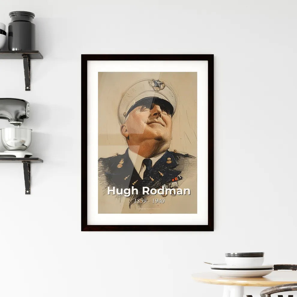 Portrait of Admiral Hugh Rodman Hangings