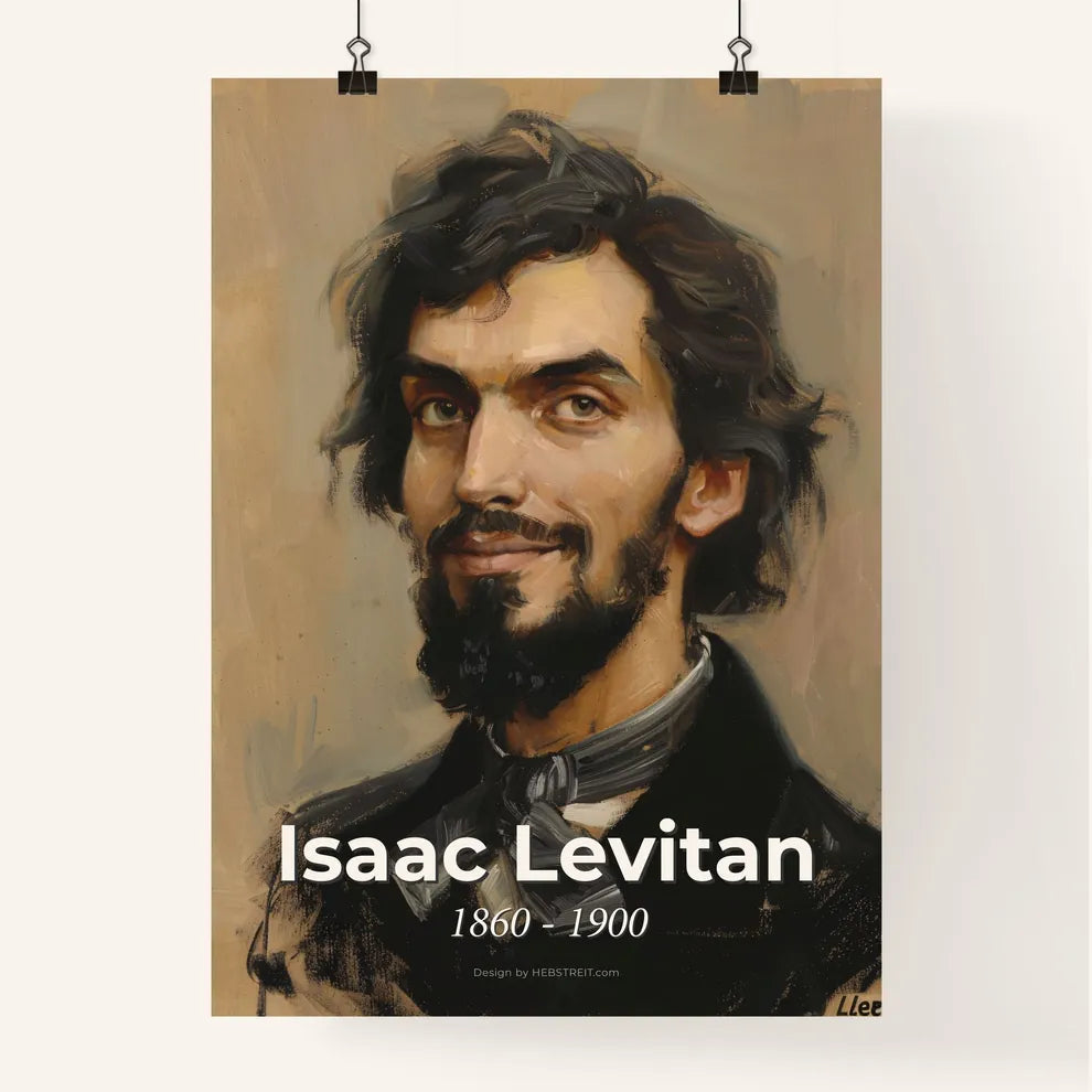 Evocative Landscape Portrait by Isaac Levitan Poster