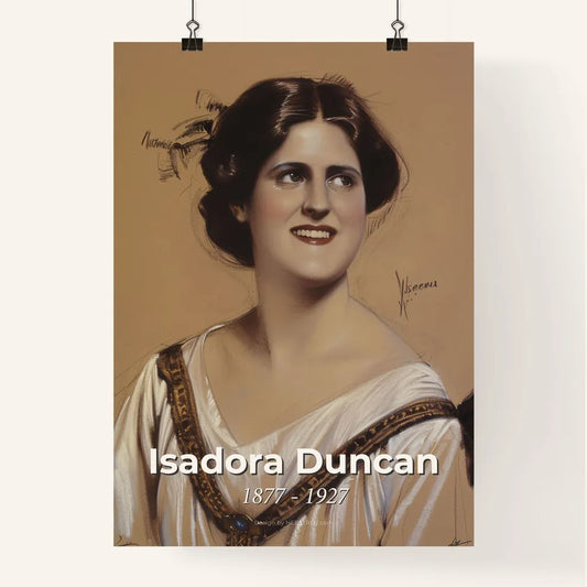 Elegant Isadora Duncan Poster