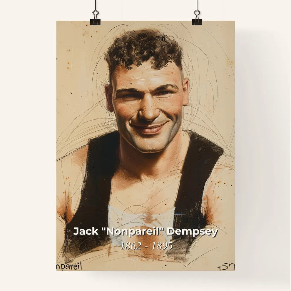 Elegant Tribute to Jack Dempsey Poster