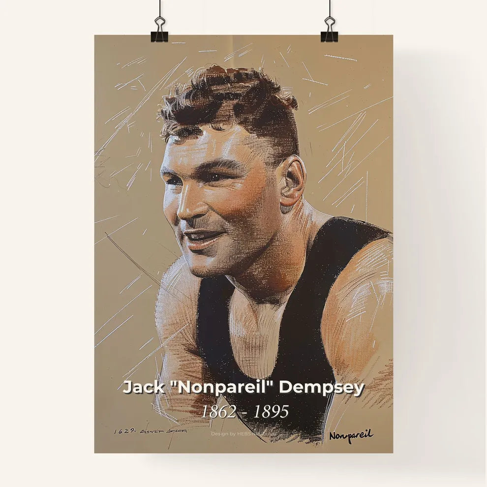 Dynamic Portrait of Jack Dempsey Poster