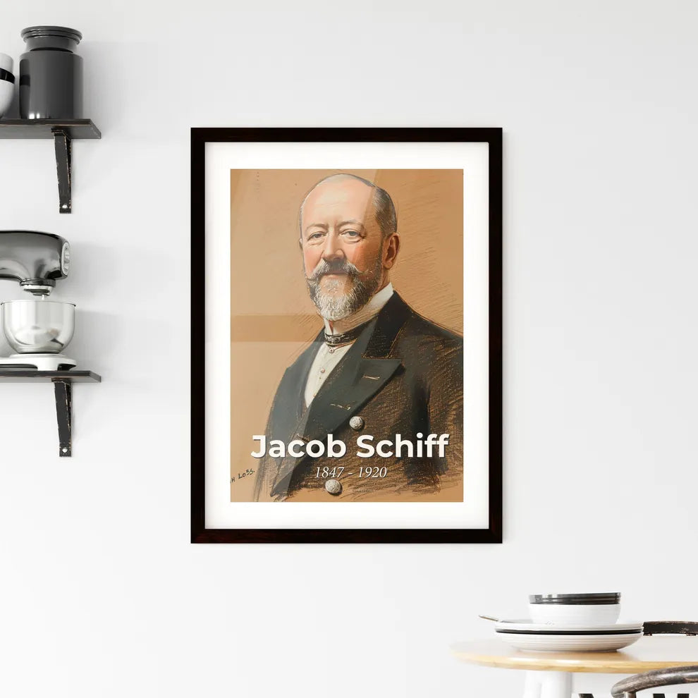 Captivating Portrait of Jacob Schiff (1847 Hangings