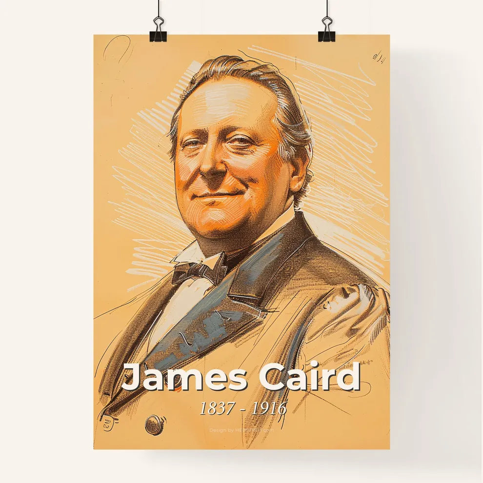 Elegant Tribute to James Caird Poster
