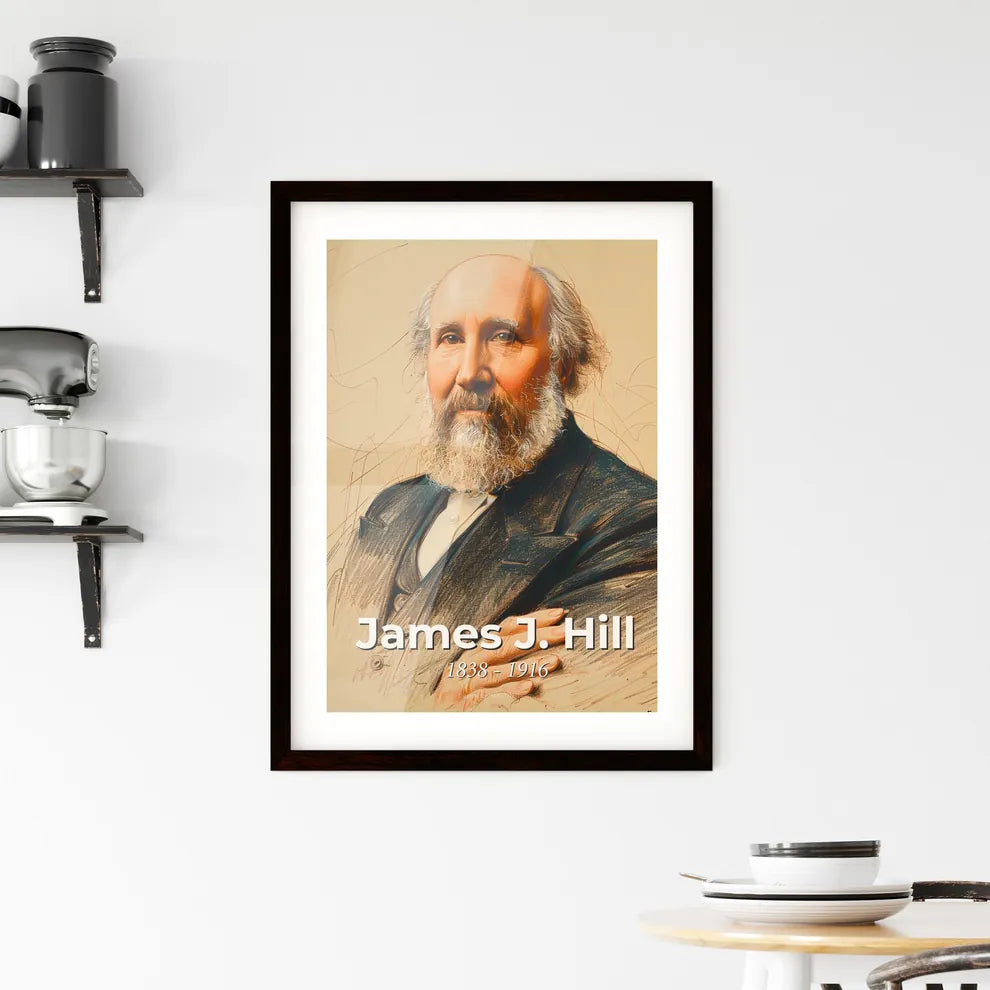 Evocative Portrait of James J. Hill Hangings