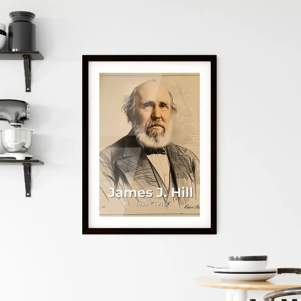 Majestic Portrait of James J. Hill Hangings
