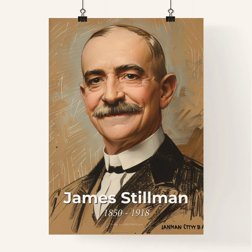 Portrait of James Stillman Poster