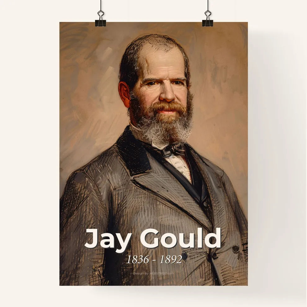 Radiant Portrait of Jay Gould Poster
