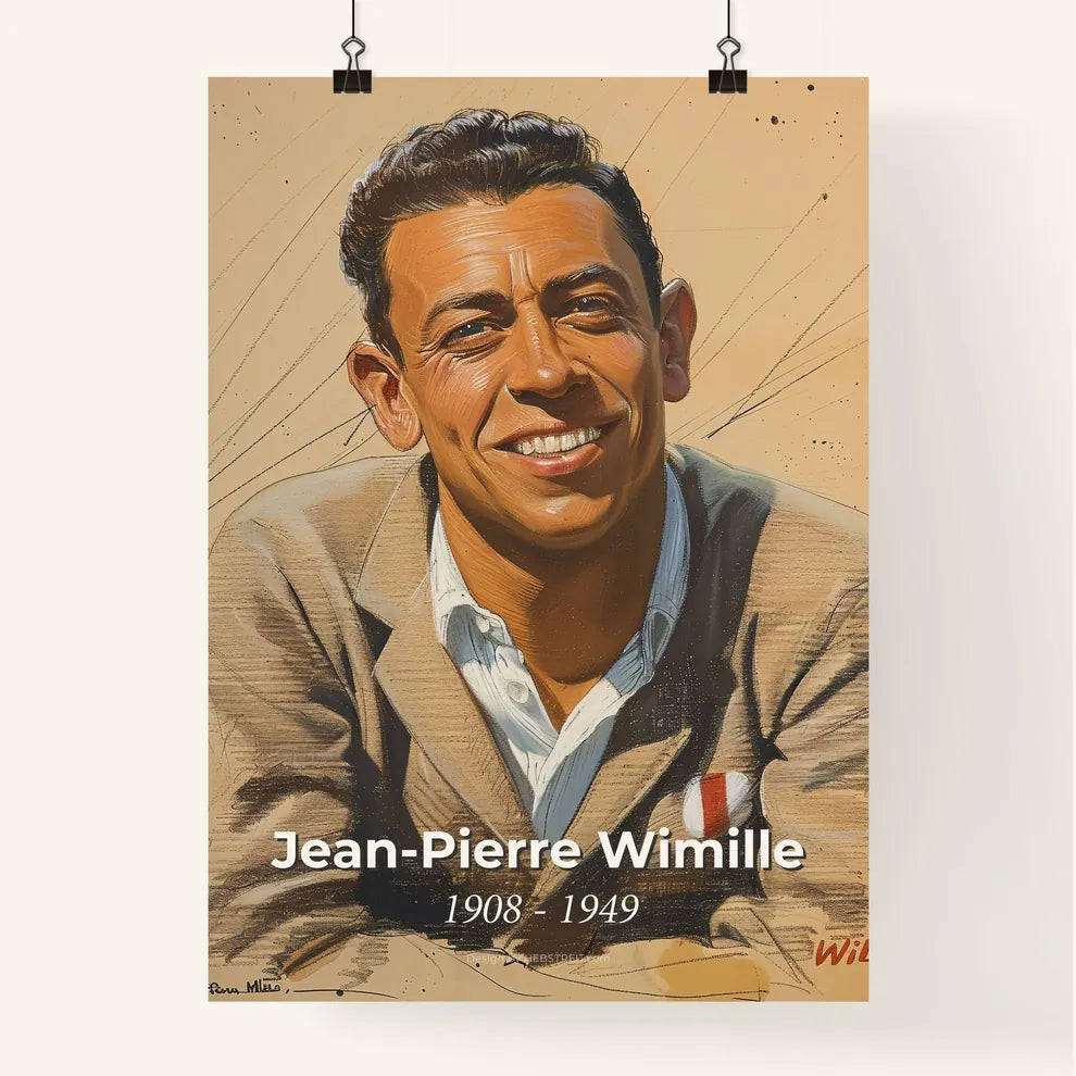 Elegant Tribute to Jean Poster