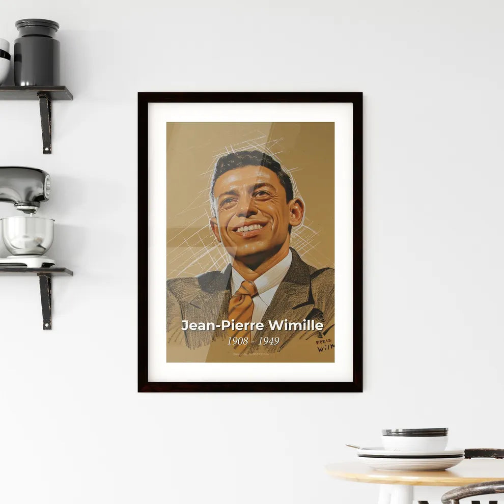 Dynamic Portrait of Racing Legend Jean Hangings