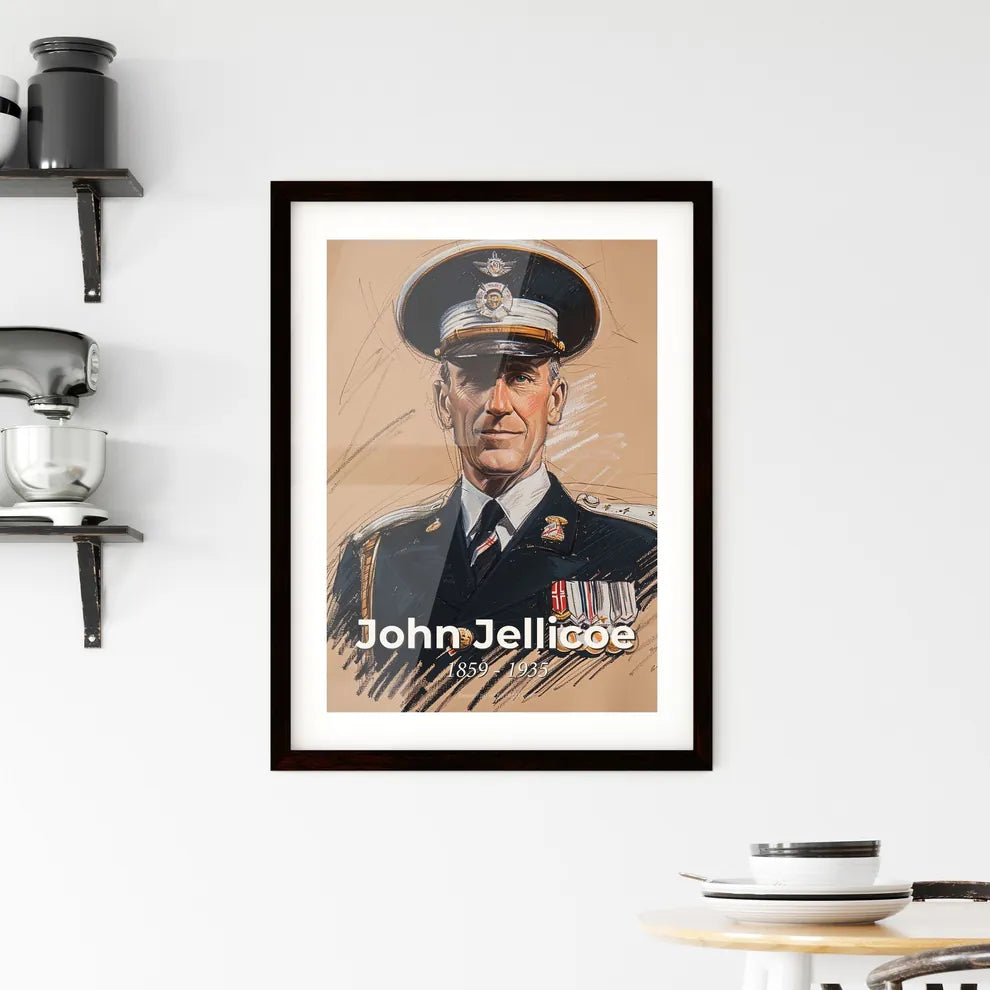 Elegant Portrait of Ad Framed Print