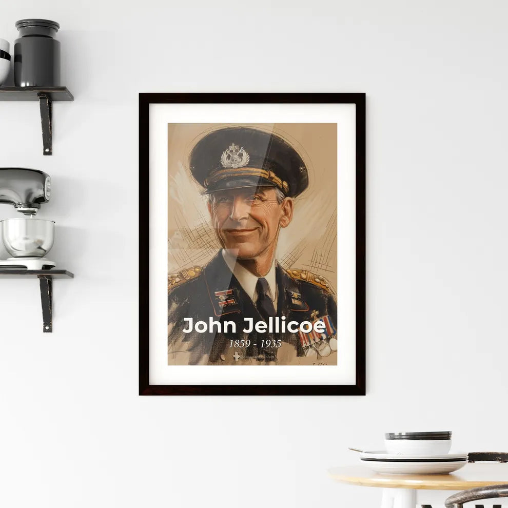 Elegant Portrait of Ad Framed Print