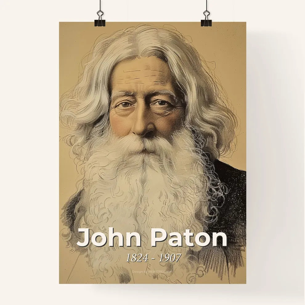 Elegant Portrait of John Paton Poster