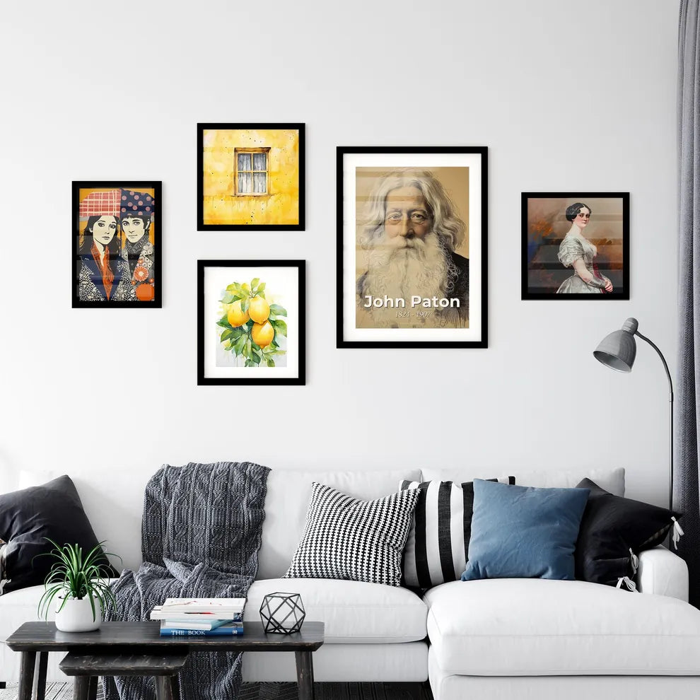 Elegant Portrait of John Paton Wall Art