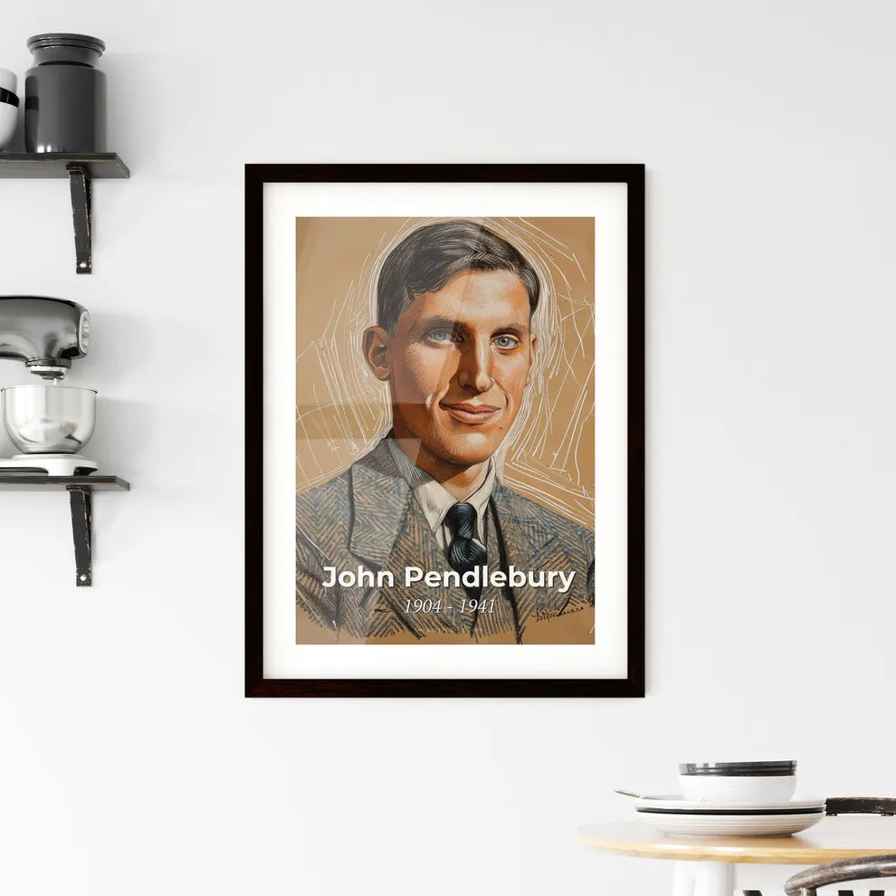 Emotive Portrait of John Pendlebury Hangings