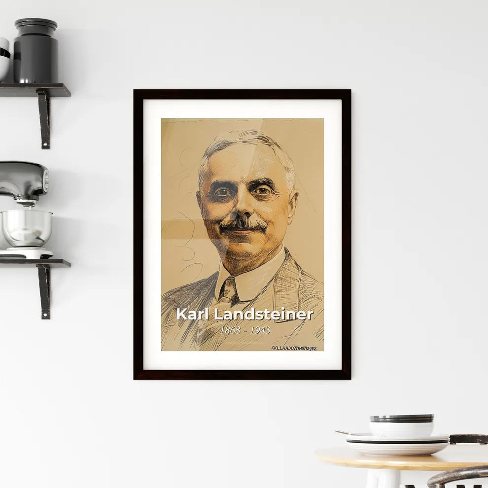 Dynamic Portrait of Karl  Framed Print