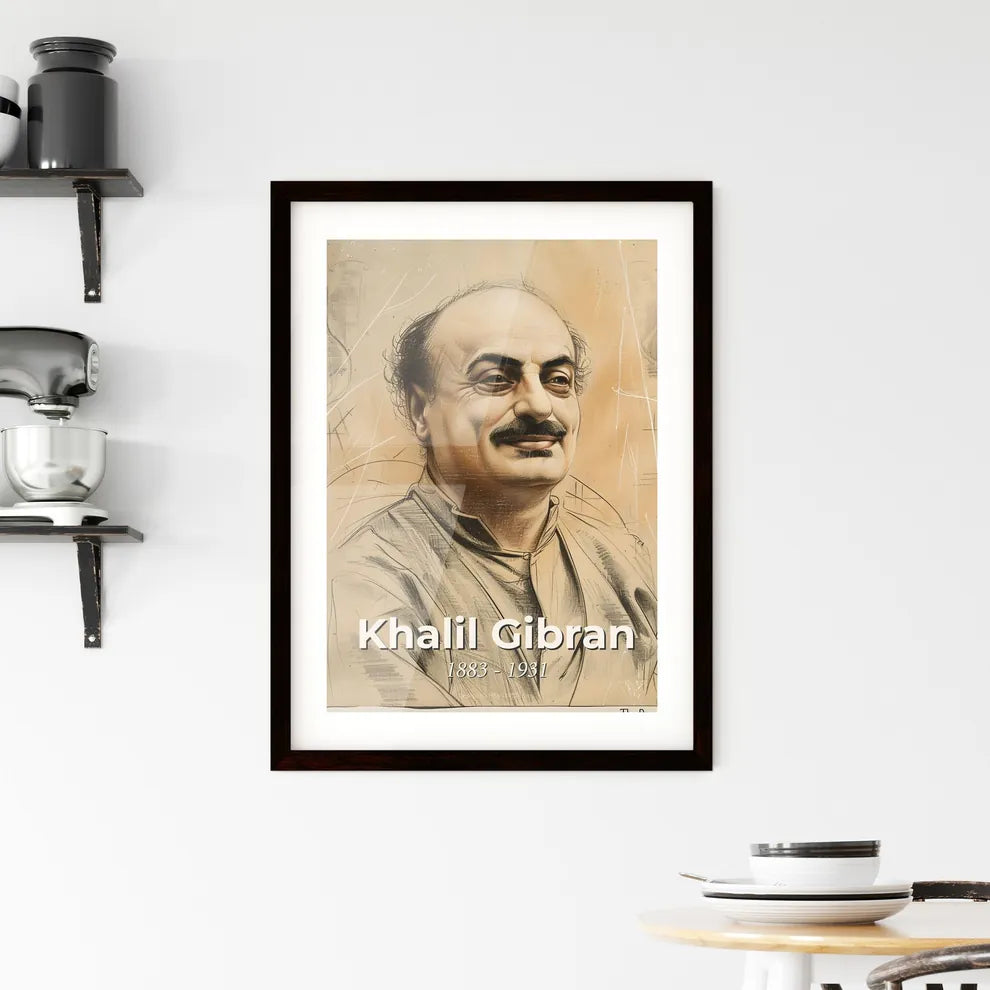 Ethereal Portrait of Khalil Gibran Hangings