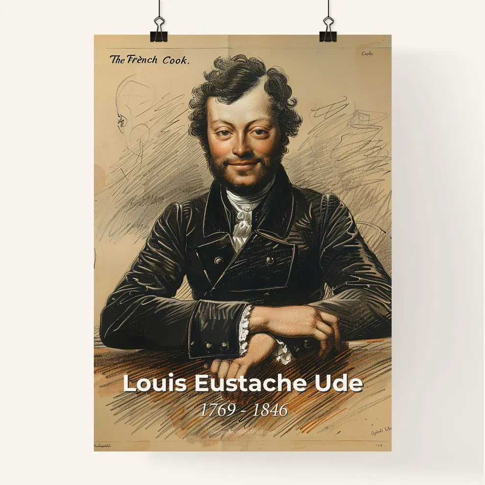 Elegant Portrait of Louis Eustache Ude Poster