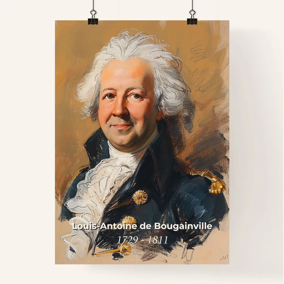 Elegant Tribute to Bougainville Poster