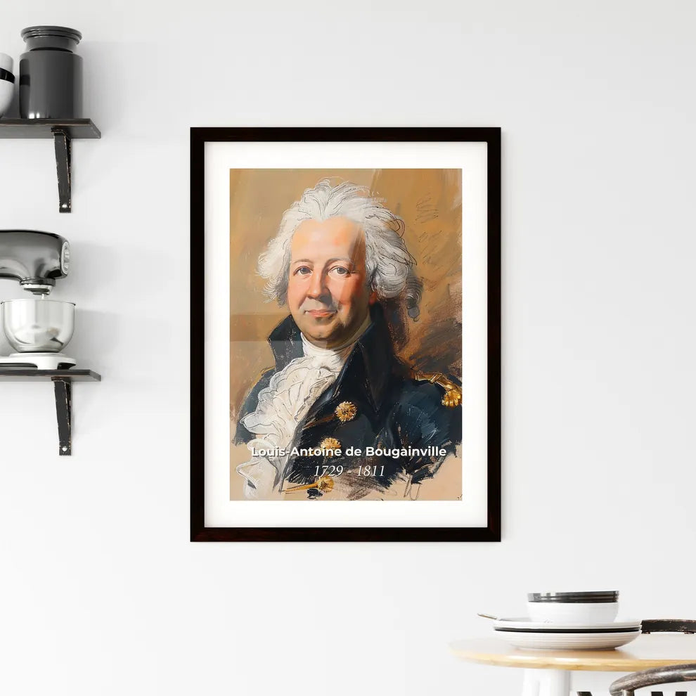 Elegant Tribute to Bougainville Framed Print