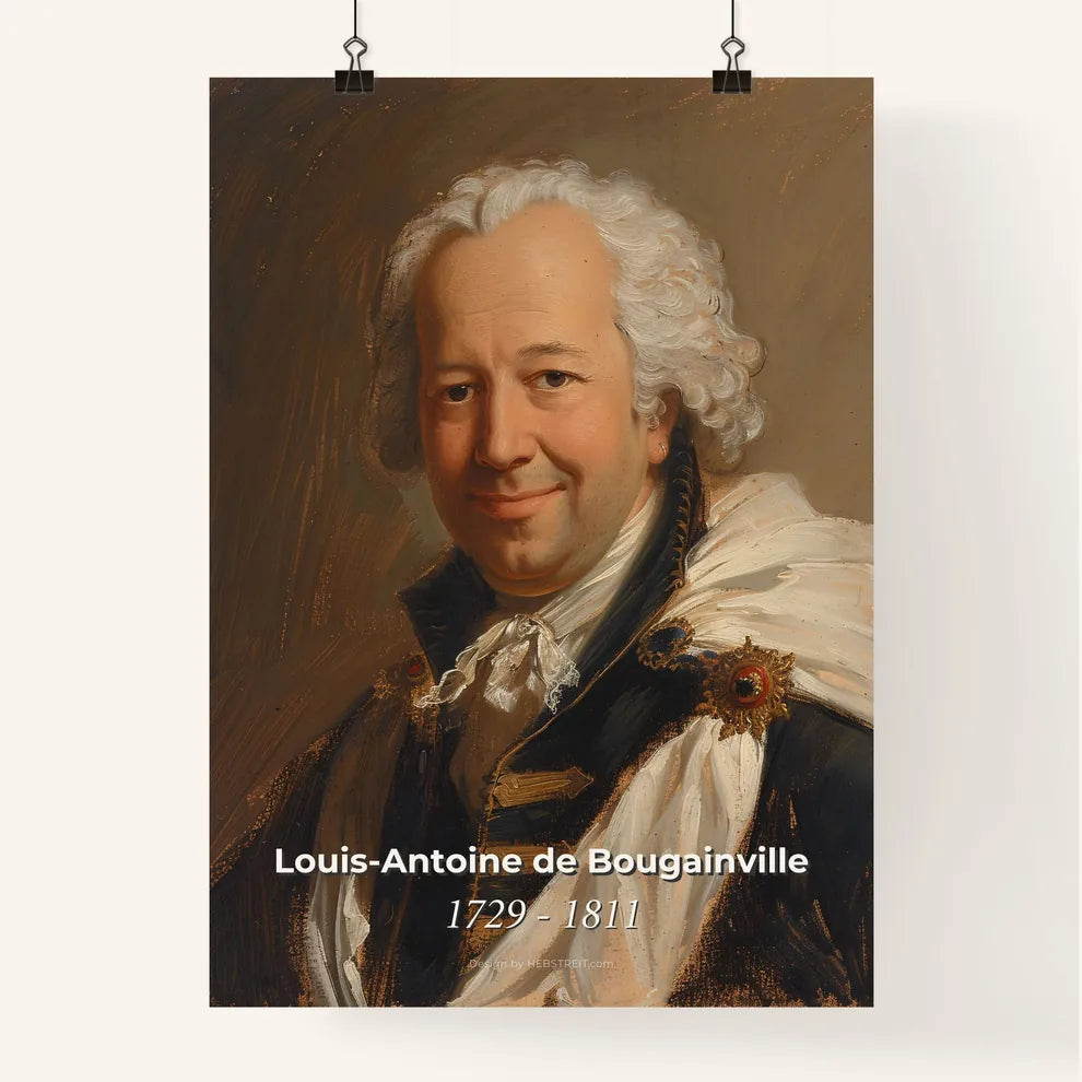 Elegant Portrait of Louis-Antoine de B Poster