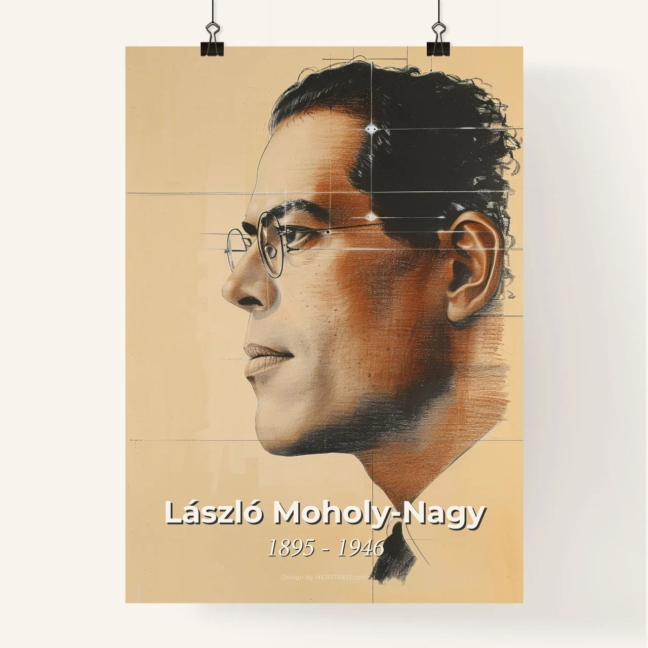 Dynamic Portrait of László Moholy Poster