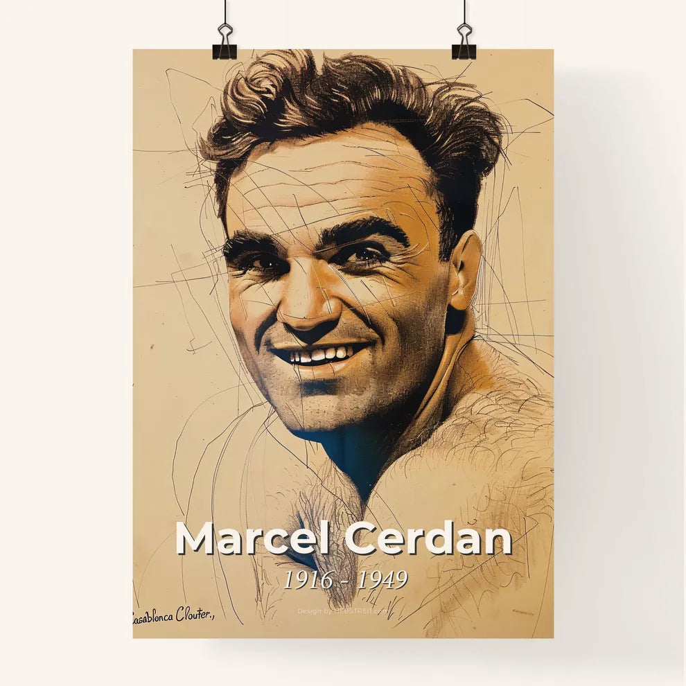 Marcel Cerdan Poster