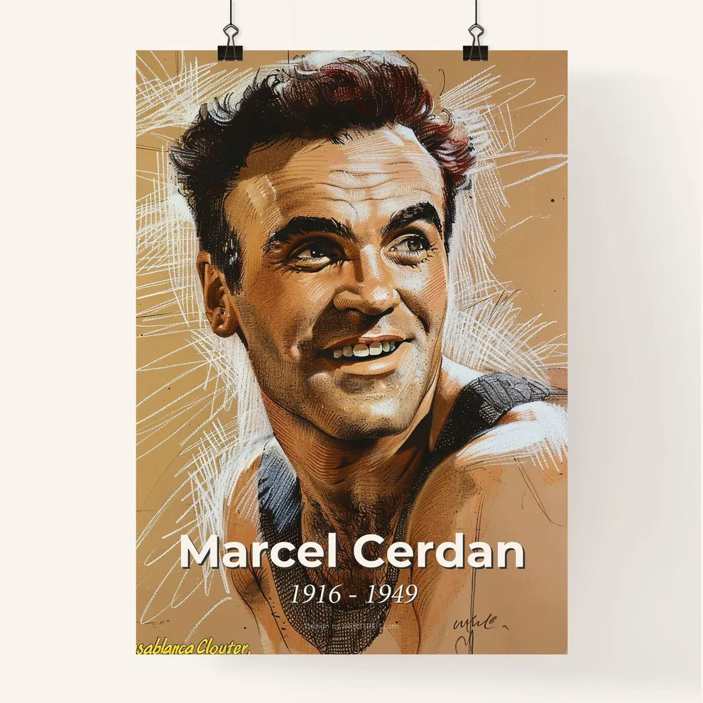 Marcel Cerdan Poster