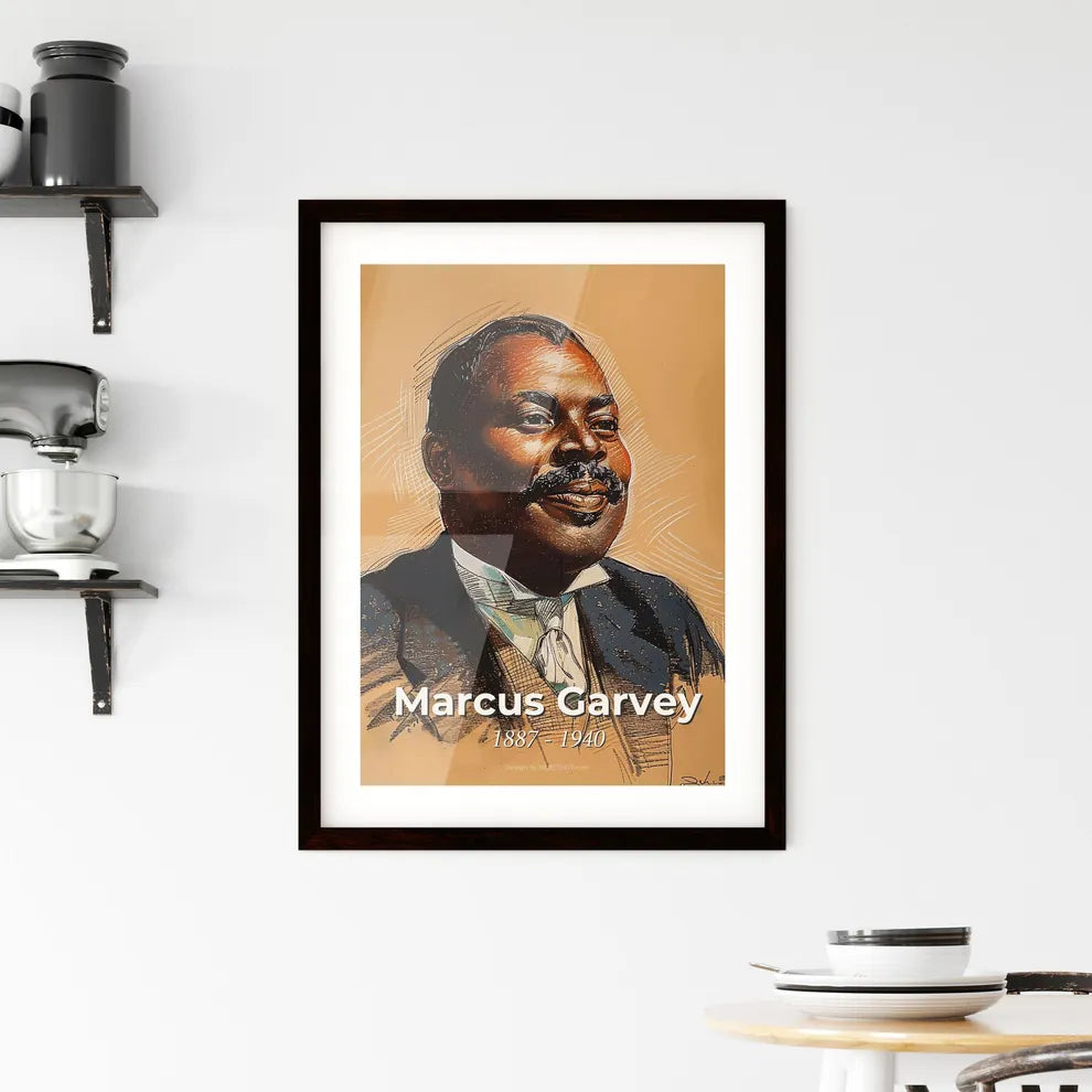 Radiant Portrait of Marcus Garvey Hangings