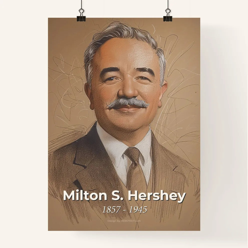 Milton S. Hershey Poster