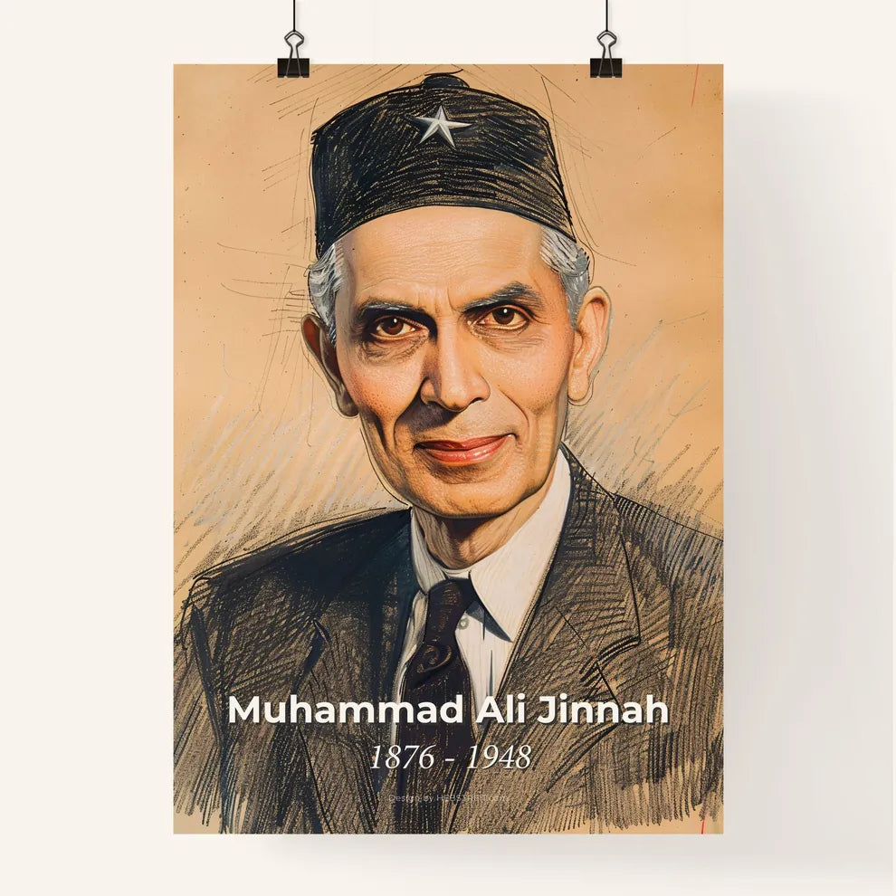 Radiant Muhammad Ali Jinnah Poster
