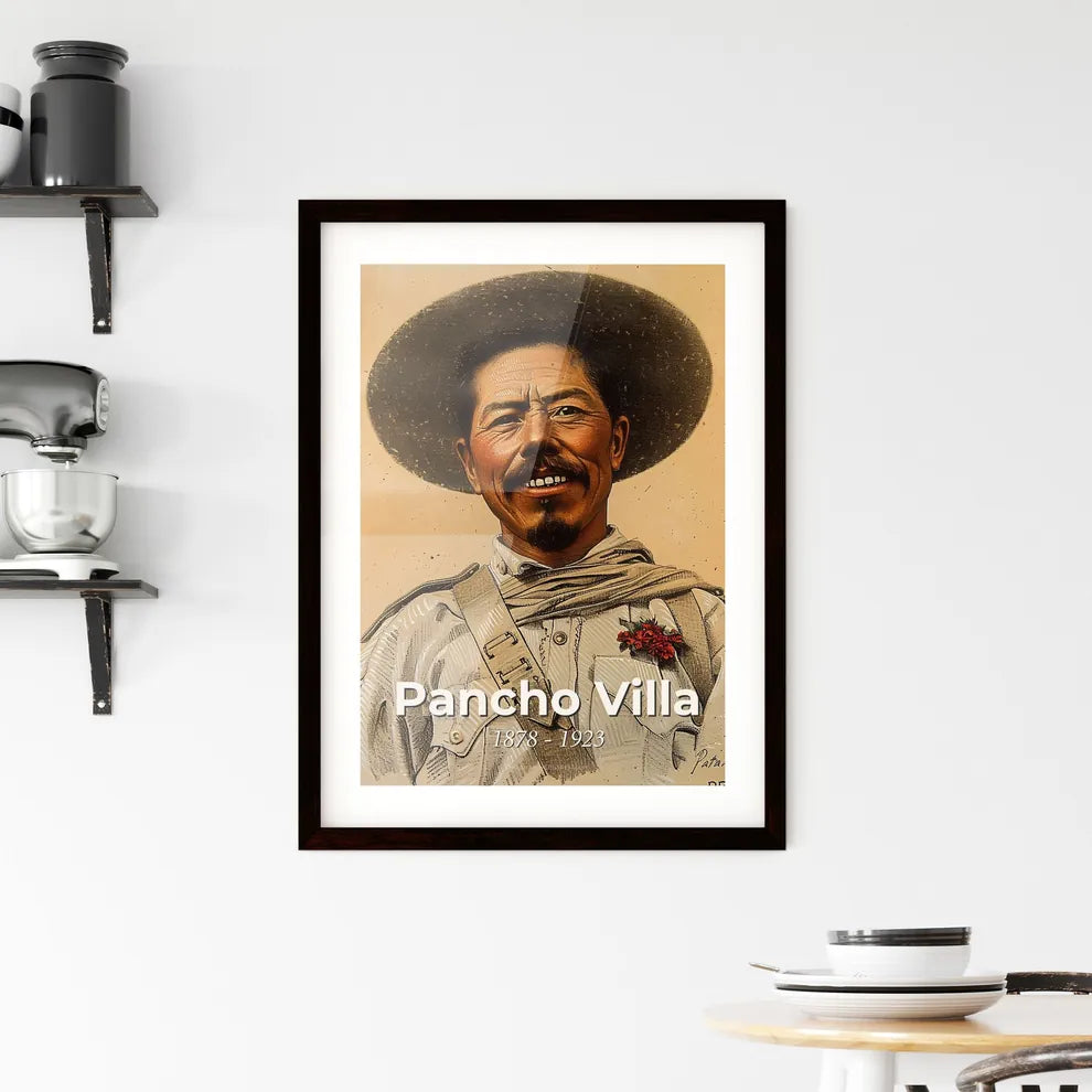 Vibrant Portrait of Pancho Villa Hangings