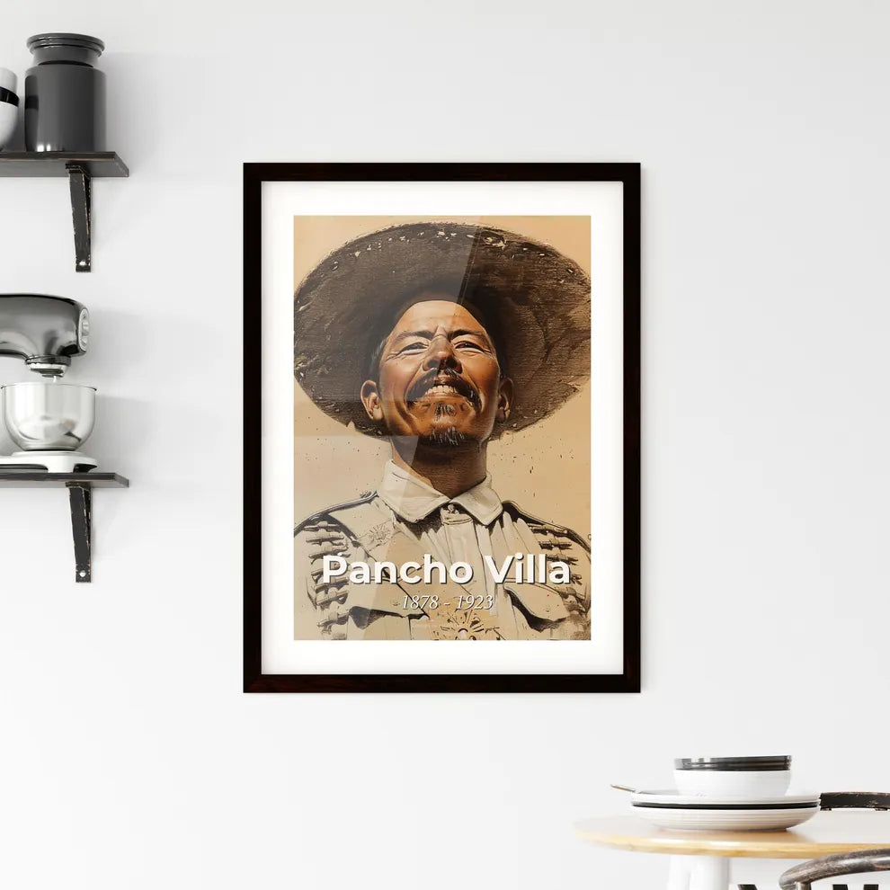 Vibrant Pancho Villa Portrait Hangings
