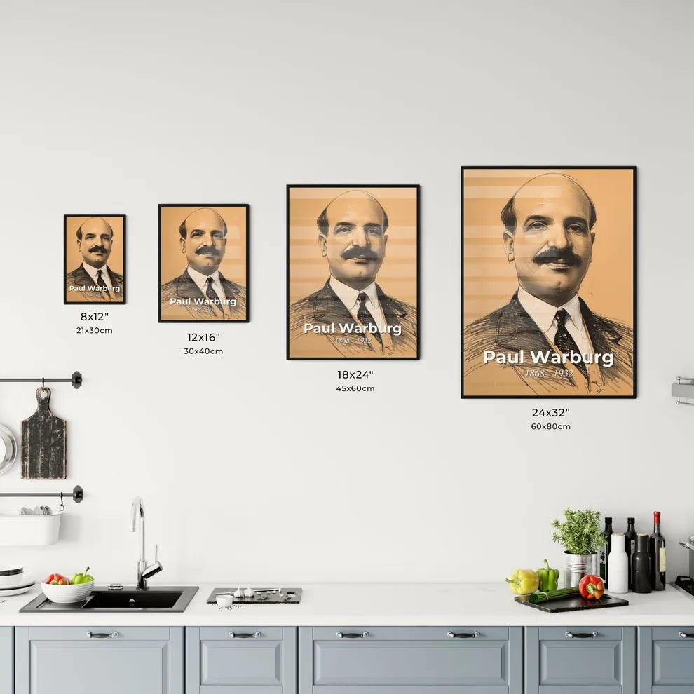 Radiant Paul Warburg Portrait Size Chart