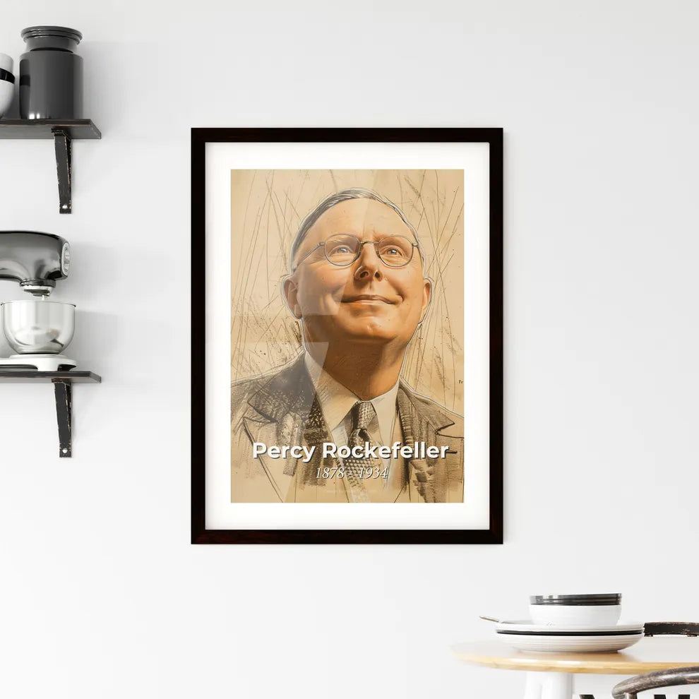 Elegant Portrait of Percy Rockefeller Hangings