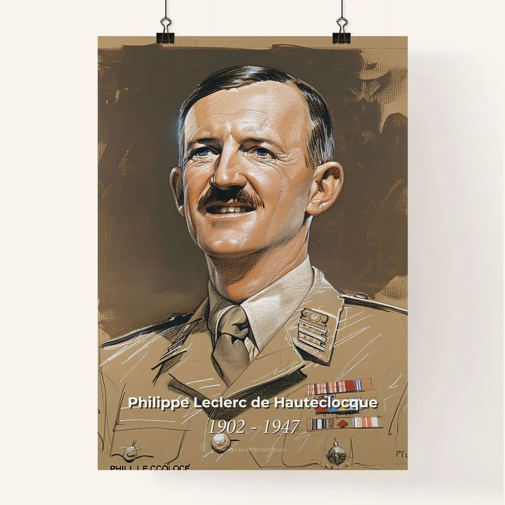 Philippe Leclerc de Hauteclocque Poster