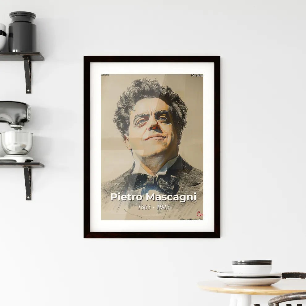 Elegant Portrait of Piet Framed Print