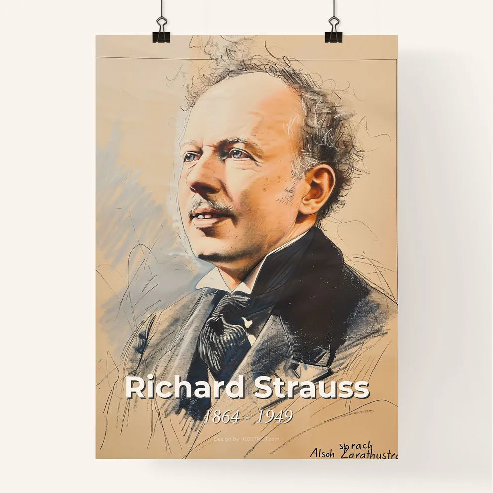 Dynamic Portrait of Richard Strauss Poster