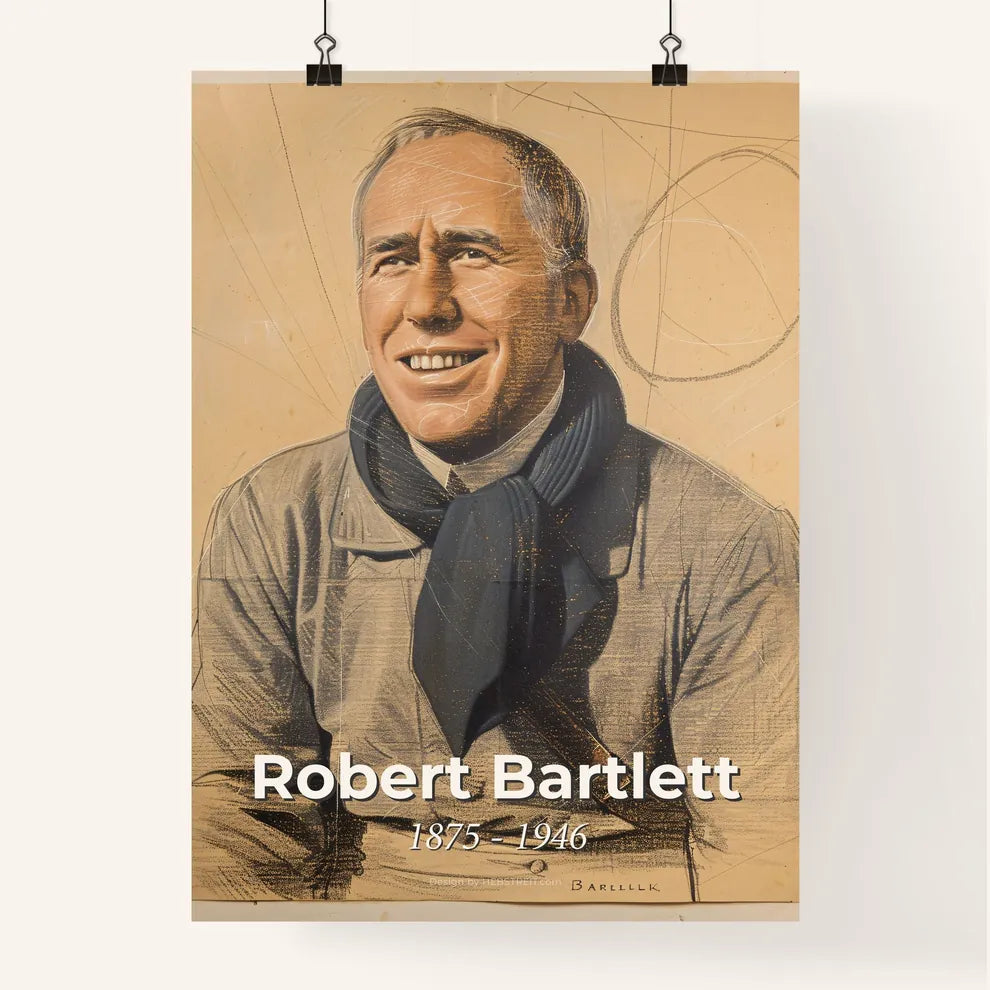Radiant Portrait of Robert Bartlett Poster
