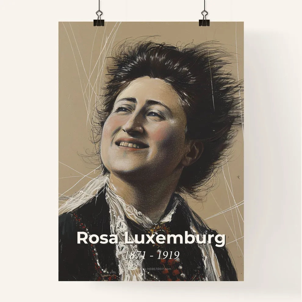 Rosa Luxemburg Portrait Poster
