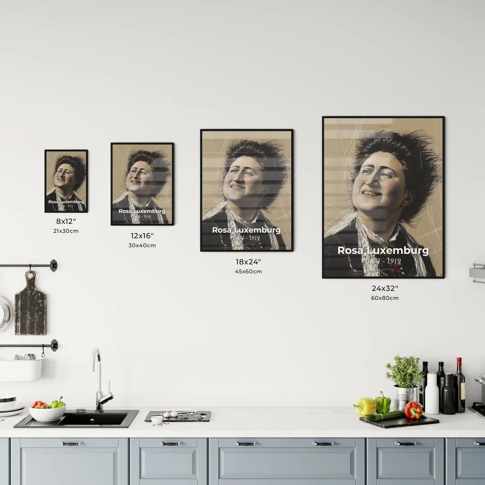 Rosa Luxemburg Portrait - Kitchen Hangings